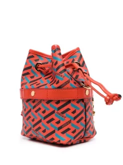 ( Access Edit ) Versace Sac Seau La Greca 5R08V ORANGE PEEL+ REGAL BLUE + VERSACE GOLD -Pas Cher Versace Boutique 17339955 35878382 600