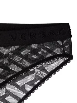 Versace 1B000 BLACK Culotte La Greca à Effet De Transparence Femme 5 Versace 1B000 BLACK Culotte La Greca à Effet De Transparence Femme -Pas Cher Versace Boutique 17340559 35770822 600