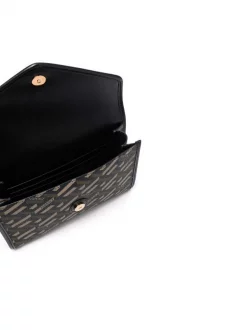 Versace Pochette à Bandoulière La Greca Signature 5B15V BLACK KAKI VERSAGEGOLD -Pas Cher Versace Boutique 17340568 35877538 600