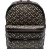Versace 5B15V BLACK + KAKI Sac à Dos à Imprimé Monogrammé Homme