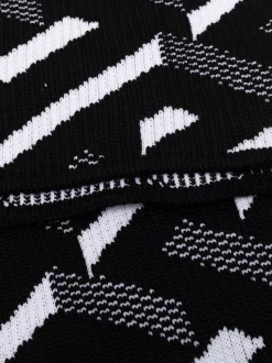 Versace écharpe En Maille à Motif Géométrique Homme -Pas Cher Versace Boutique 17341105 35792598 600