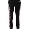 ( Nouvelle Collection ) Versace Legging La Greca à Taille Haute 5B530 NERO + CANDY
