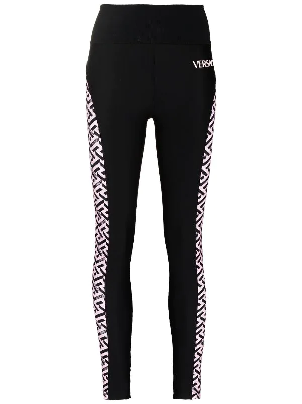 ( Nouvelle Collection ) Versace Legging La Greca à Taille Haute 5B530 NERO + CANDY 1 ( Nouvelle Collection ) Versace Legging La Greca à Taille Haute 5B530 NERO + CANDY