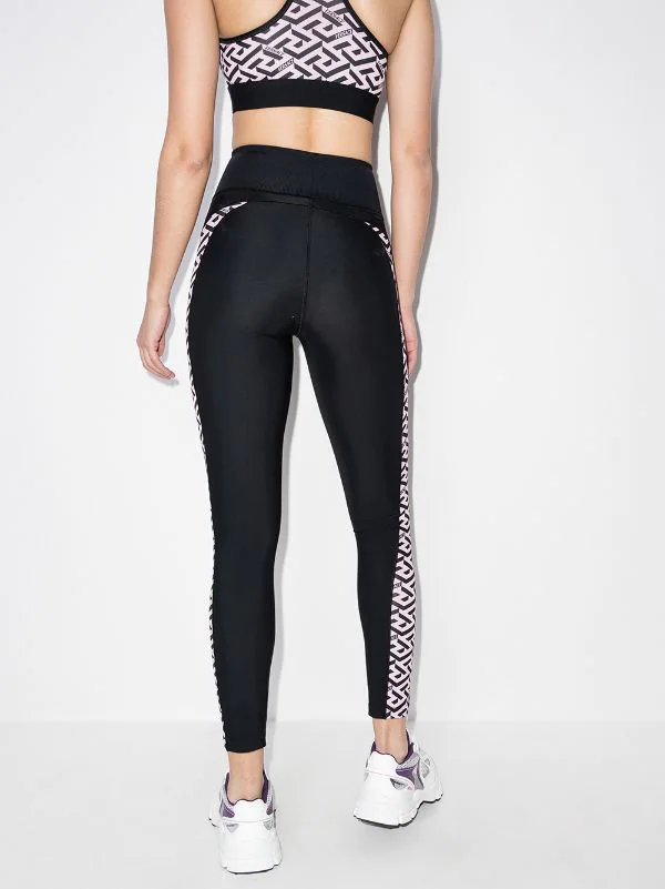 ( Nouvelle Collection ) Versace Legging La Greca à Taille Haute 5B530 NERO + CANDY 3 ( Nouvelle Collection ) Versace Legging La Greca à Taille Haute 5B530 NERO + CANDY – Image 3