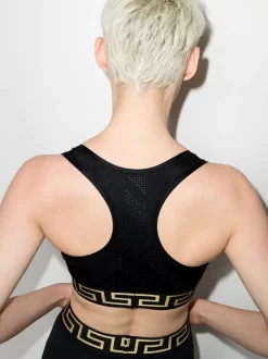 ( Nouvelle Collection ) Versace Brassière De Sport La Greca 1B004 NERO -Pas Cher Versace Boutique 17342592 38092971 600