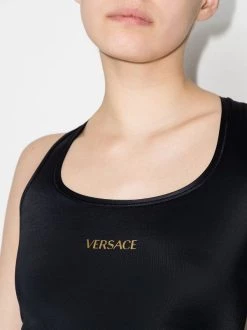 ( Nouvelle Collection ) Versace Débardeur Imprimé à Dos Nageur 1B001 NERO -Pas Cher Versace Boutique 17343476 38572065 600