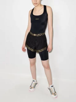 ( Nouvelle Collection ) Versace Débardeur Imprimé à Dos Nageur 1B001 NERO -Pas Cher Versace Boutique 17343476 38572068 600