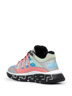 ( Nouvelle Collection ) Versace Baskets Trigreca 6E220 SILVER SKY CORAL -Pas Cher Versace Boutique 17346645 38898791 600