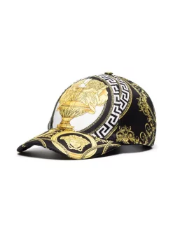 ( Nouvelle Collection ) Versace 5B040 NERO/BIANCO Casquette Medusa Greca Homme -Pas Cher Versace Boutique 17347896 37700178 600