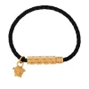 ( Nouvelle Collection ) Versace Bracelet Medusa Greca En Corde Homme