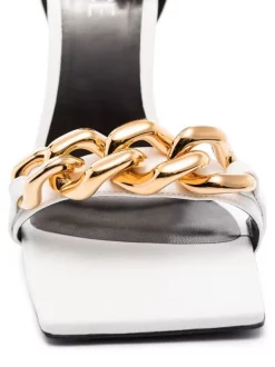 ( Access Edit ) Versace Sandales Medusa Head 140 Mm 1W00V BIANCO OTTICO-ORO VERSACE -Pas Cher Versace Boutique 17376439 39425988 600