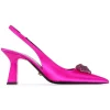 ( Access Edit ) Versace Escarpins La Medusa à Bride Arrière 1PA40 DEEP FUXIA