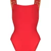 ( Access Edit ) Versace Maillot De Bain à Motif Greca Femme