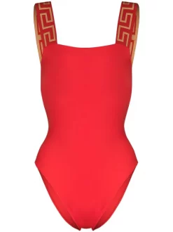 ( Access Edit ) Versace Maillot De Bain à Motif Greca Femme