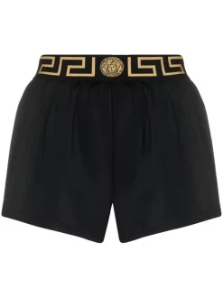 ( Access Edit ) Versace Short à Taille Greca Femme