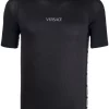 Versace T-shirt à Détail Greca Homme