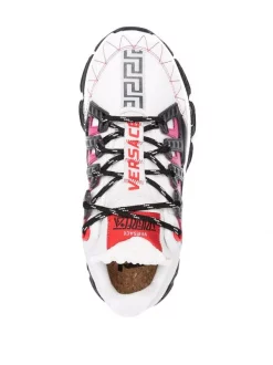 ( Nouvelle Collection ) Versace Baskets Trigreca 2W090 WHITE+FUCHSIA 7 ( Nouvelle Collection ) Versace Baskets Trigreca 2W090 WHITE+FUCHSIA -Pas Cher Versace Boutique 17426706 36067235 600