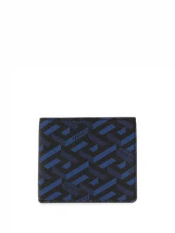 Versace Portefeuille La Greca En Cuir 5U18V