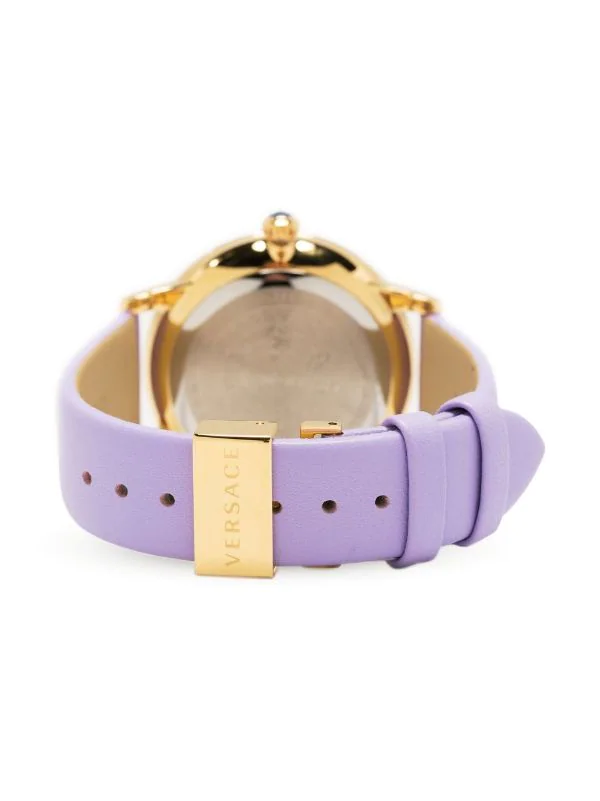 Versace Montre La Medusa 38 Mm PURPLE 4 Versace Montre La Medusa 38 Mm PURPLE – Image 4