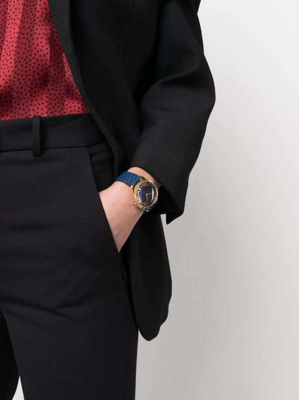 Versace BLUE Montre Logo Halo 38 Mm Femme 2 Versace BLUE Montre Logo Halo 38 Mm Femme – Image 2