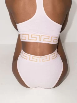 ( Access Edit ) Versace 1PB90 PINK Culotte à Bande Greca Femme -Pas Cher Versace Boutique 17463578 39175593 600