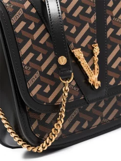 ( Access Edit ) Versace Sac Porté épaule Virtus La Greca Femme -Pas Cher Versace Boutique 17501445 37285177 600