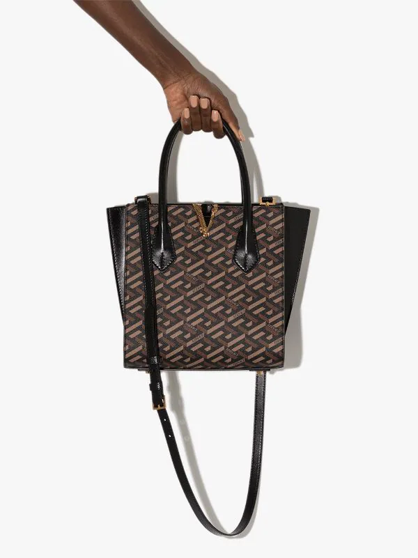 ( Nouvelle Collection ) Versace Sac à Main La Greca Signature En Cuir Femme 4 ( Nouvelle Collection ) Versace Sac à Main La Greca Signature En Cuir Femme – Image 4