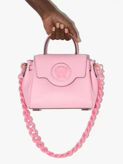 ( Nouvelle Collection ) Versace IP65V BABY PINK Petit Sac à Main La Medusa En Cuir Femme -Pas Cher Versace Boutique 17501447 37433368 600