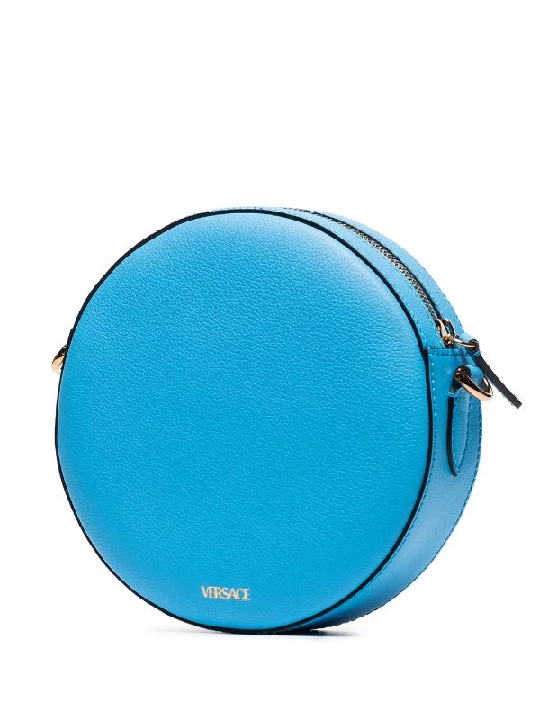 ( Nouvelle Collection ) Versace Sac Rond La Medusa En Cuir 1U38V BLUE 3 ( Nouvelle Collection ) Versace Sac Rond La Medusa En Cuir 1U38V BLUE – Image 3
