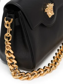 ( Access Edit ) Versace Sac à Main La Medusa En Cuir KVO41 NERO -Pas Cher Versace Boutique 17502159 37137414 600