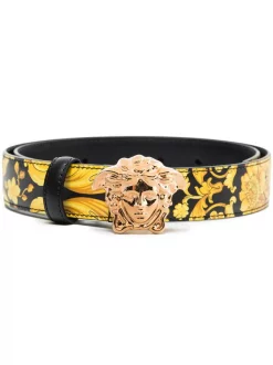 ( Access Edit ) Versace Ceinture à Boucle Medusa Head K4MCT NERO-MULTICOLOR-ORO TRIBUTE