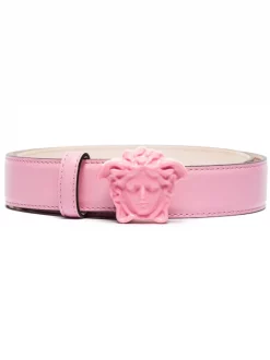 Versace Ceinture à Boucle Medusa 1P65V BABY PINK-BABY PINK-ORO VERSACE