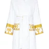 Versace Peignoir à Imprimé Barocco Femme