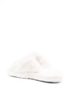 Versace Claquettes Medusa Head En Fourrure Artificielle Z1001 WHITE -Pas Cher Versace Boutique 17512525 36359072 600