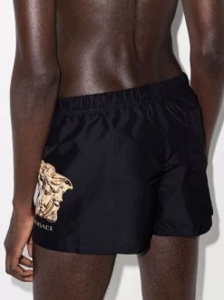 ( Nouvelle Collection ) Versace 5B000 BLACK GOLD Short De Bain à Motif Medusa Homme -Pas Cher Versace Boutique 17513311 38374208 600