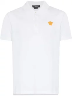 ( Access Edit ) Versace Polo à Motif Medusa Brodé Homme