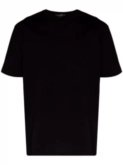 Versace T-shirt à Logo Embossé 1B000 BLACK