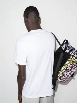 ( Access Edit ) Versace T-shirt à Logo Embossé 1W000 OPTICAL WHITE -Pas Cher Versace Boutique 17514290 37861498 600