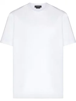 ( Access Edit ) Versace T-shirt à Logo Embossé 1W000 OPTICAL WHITE