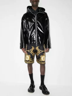 ( Nouvelle Collection ) Versace VERS AOVER PRNT BER SHRTS MLTI 5B090 BLACK GOLD -Pas Cher Versace Boutique 17515001 37622168 600