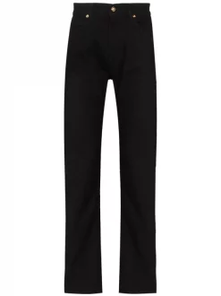 ( Access Edit ) Versace Jean Droit à Plaque Medusa 1D040 BLACK