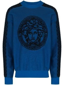 ( Nouvelle Collection ) Versace Sweat à Motif Medusa Head Homme