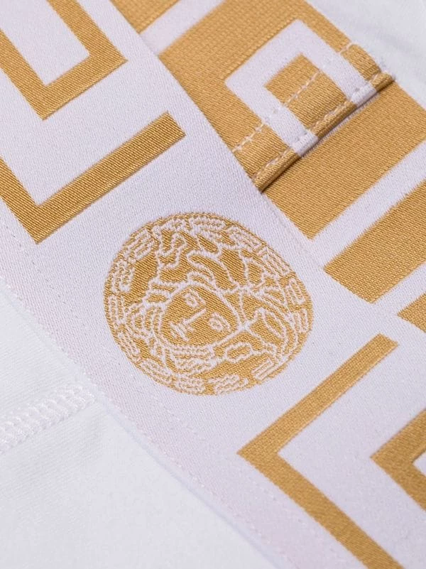 ( Access Edit ) Versace Lot De Trois Slips à Taille à Logo Homme 4 ( Access Edit ) Versace Lot De Trois Slips à Taille à Logo Homme – Image 4