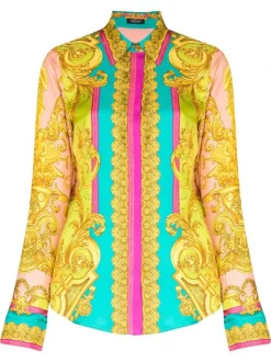 ( Access Edit ) Versace T-shirt à Imprimé Medusa Renaissance 5P370