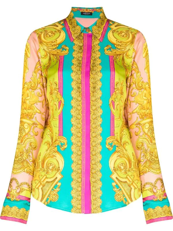 ( Access Edit ) Versace T-shirt à Imprimé Medusa Renaissance 5P370 1 ( Access Edit ) Versace T-shirt à Imprimé Medusa Renaissance 5P370