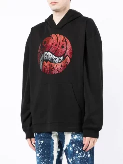 ( Nouvelle Collection ) Versace Hoodie à Logo Orné De Cristaux 1B000 -Pas Cher Versace Boutique 17546907 38356301 600