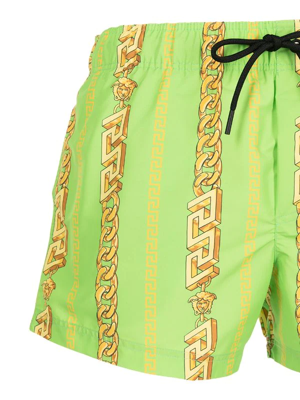 ( Nouvelle Collection ) Versace 5G110 Short De Bain à Imprimé Chaîne Homme 3 ( Nouvelle Collection ) Versace 5G110 Short De Bain à Imprimé Chaîne Homme – Image 3