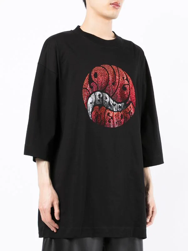 ( Nouvelle Collection ) Versace T-shirt En Coton à Logo Homme 3 ( Nouvelle Collection ) Versace T-shirt En Coton à Logo Homme – Image 3