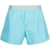 Versace Short De Bain à Bande Greca 2V070