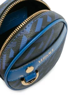 ( Nouvelle Collection ) Versace 5U48V Pochette La Greca à Design Rond Homme -Pas Cher Versace Boutique 17547345 38356348 600